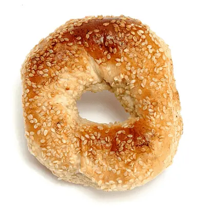 bagel with no background