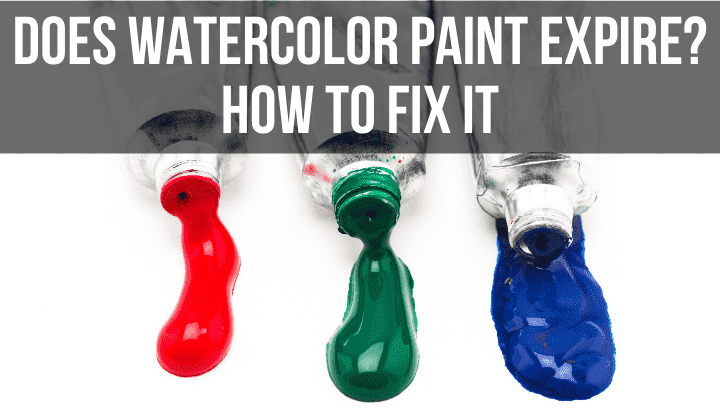 does watercolor paint expire? how to fix it