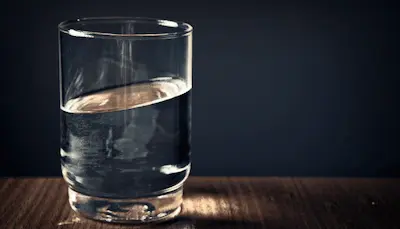 glass of water