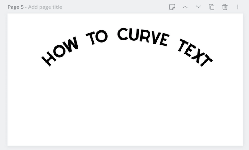 canva how to curve text delete circle