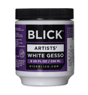 blick white gesso