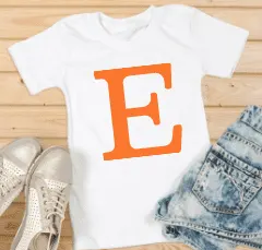 shirt with etsy e on it