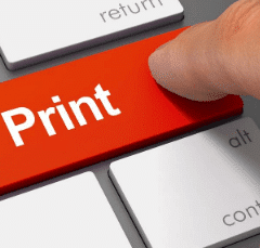 computer print button