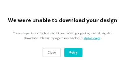 What to Do If Your Canva Images Won’t Download