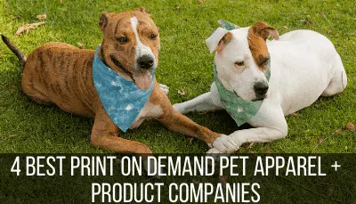 best print on demand pet apparel and product companies
