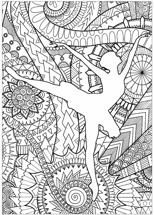 coloring in the lines with coloring page