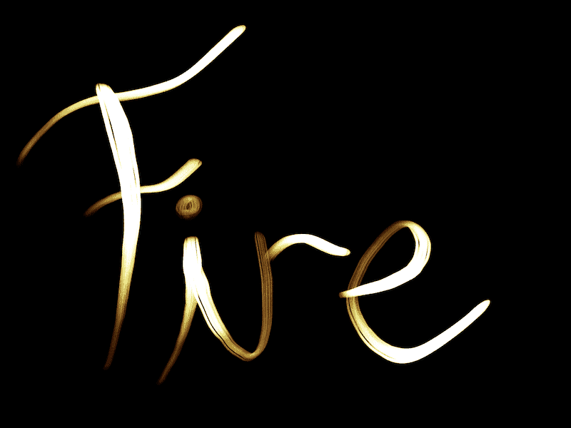 fire and ice InkyPixels Procreate brush 