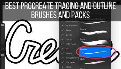best Procreate brushes for tracing and outlining