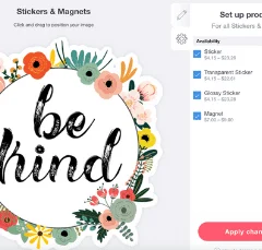 how to sell stickers on redbubble