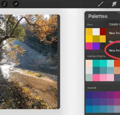 How to Select Colors From an Image in Procreate