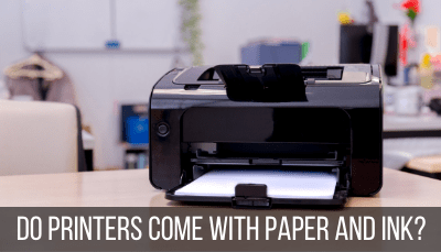do printers come with ink?