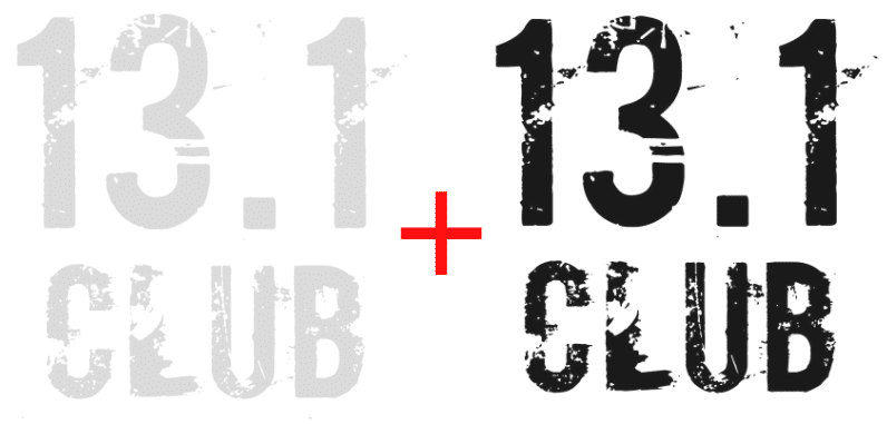 13.1 club design in white and black
