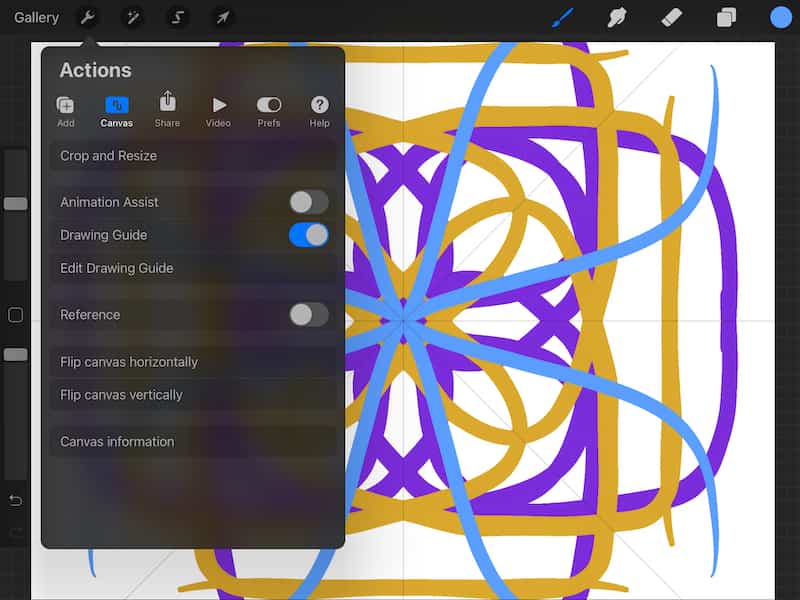 The Symmetry Tools In Procreate, How To Mirror The Screen In Procreate