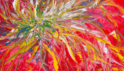 abstract art example with streaks