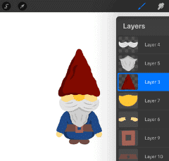 How to Share Procreate Images with Layers