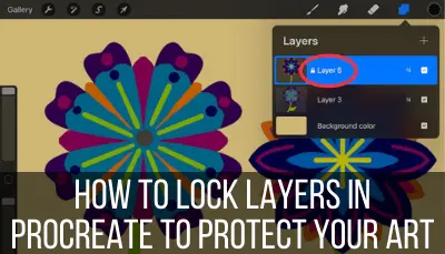 lock layers in Procreate