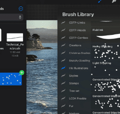 how to export procreate brushes