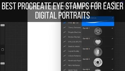 Procreate Eye Stamps for Easier Digital Portraits