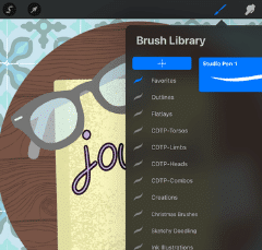 How to Group Your Favorite Brushes in Procreate