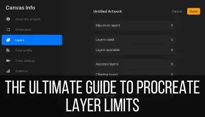 procreate layer limits