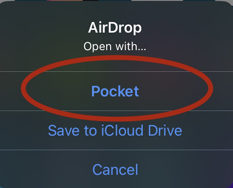 airdrop procreate file to procreate pocket