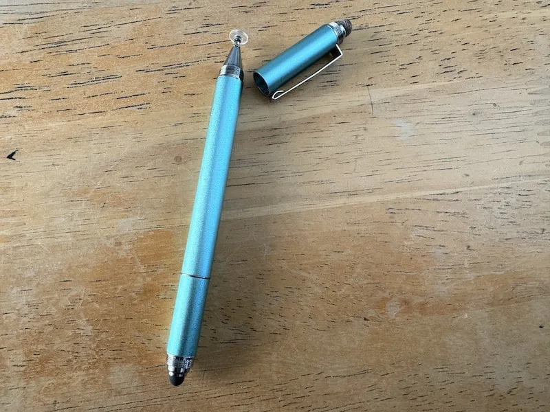 stylus pen with multiple tips and ballpoint pen with tip options