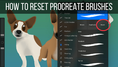 How to Reset Procreate Brushes