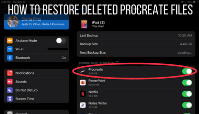 How to Restore Deleted Procreate Files