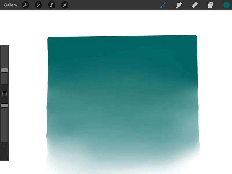 how to fade in Procreate