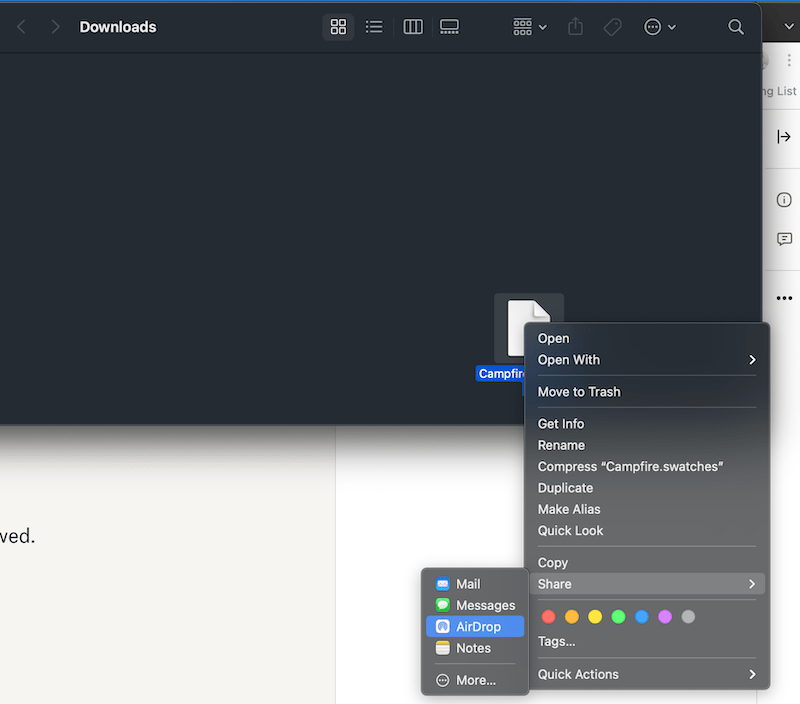 mac airdrop files to ipad