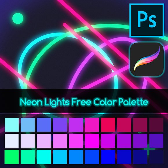 Neon Lights Free Color Palette