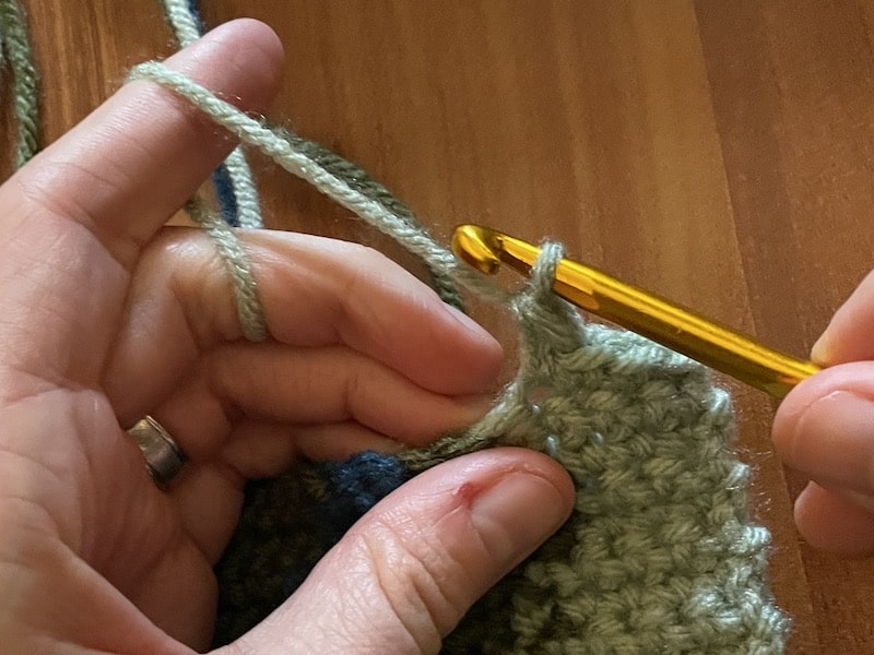 crochet single crochet stitch