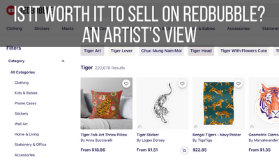 Is it Worth it to Sell on Redbubble? An Artist’s View