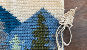 crochet project and macrame project