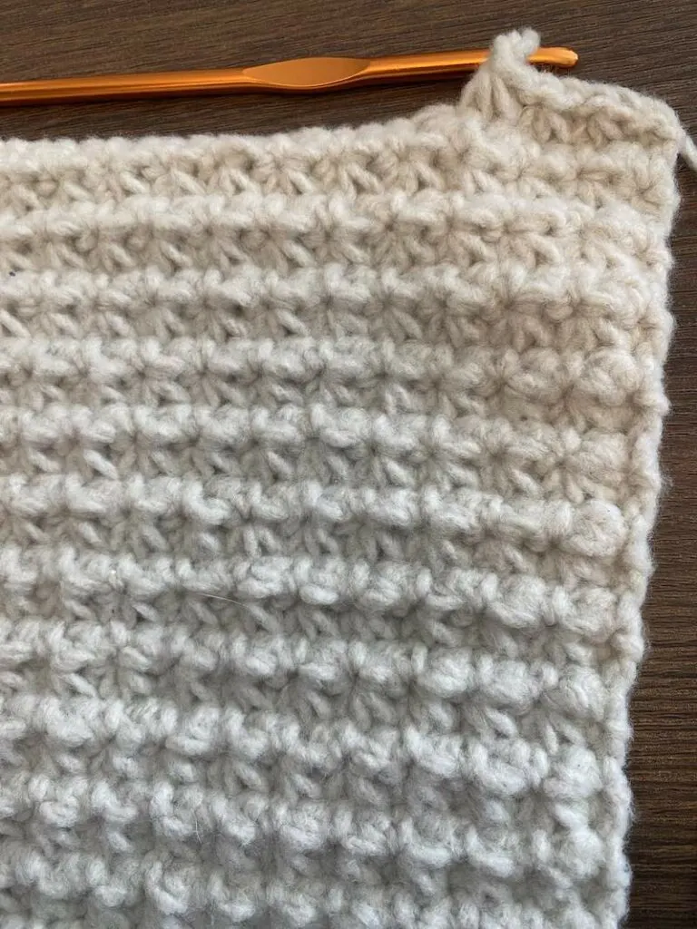 crochet with trinity stitch