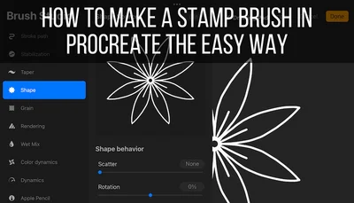 How to Make a Stamp Brush in Procreate the Easy Way