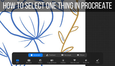 How to Select One Thing in Procreate
