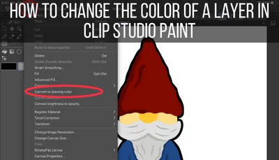 How to Change the Color of a Layer in Clip Studio Paint