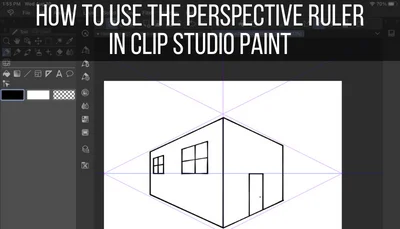 How to Use the Perspective Ruler in Clip Studio Paint