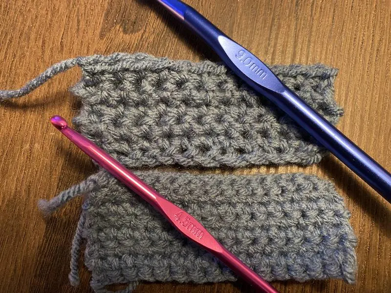 Meta: How hook size impacts stitches : r/crochet