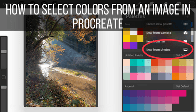How to Select Colors From an Image in Procreate2