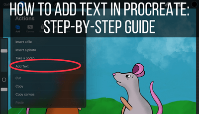 How to Add Text in Procreate Step-by-Step Guide