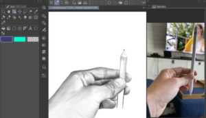 clip studio paint sub view reference photo