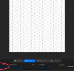 isometric grid opacity slider cover image