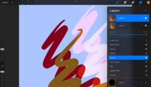 procreate layers with different blend modes cover image