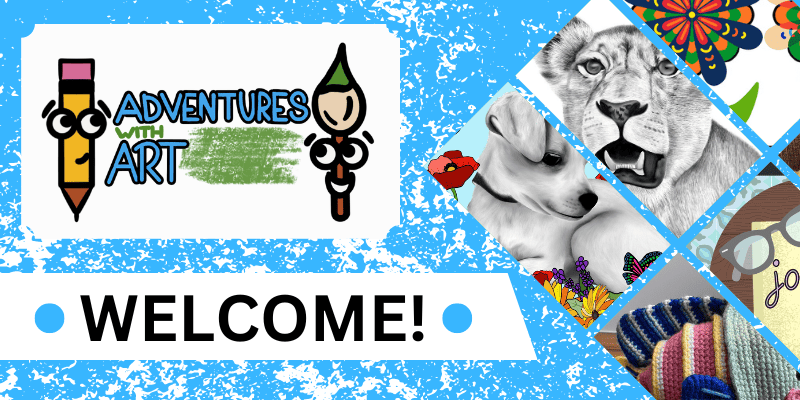 welcome to adventures with art cover photo