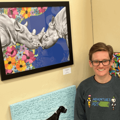 diana fitts art showcase rhinos